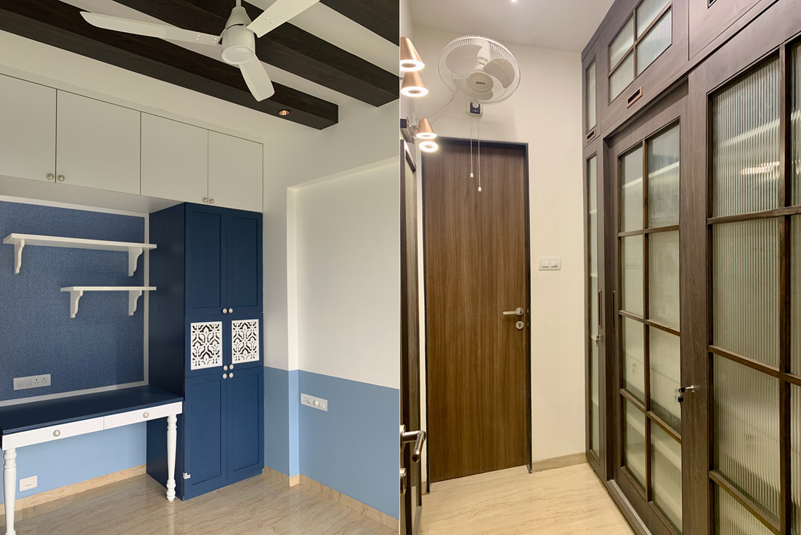 Storage ideas in compact 2BHK Pune apartments, by New Leaf Designs